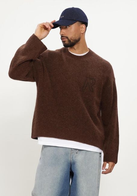 Bruine REPRESENT Trui LOGO SWEATER - large