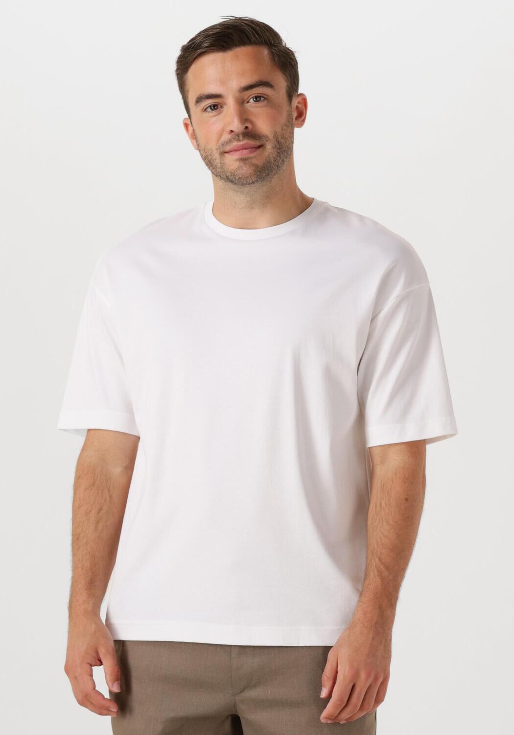 Drykorn T-Shirt Heren Anayo 520224, Maat: L, Kleur: Wit
