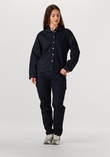 Donkerblauwe PENN & INK Cargobroeken TROUSERS - large