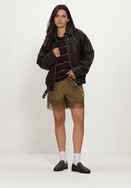 Groene GESTUZ Broeken GZLALOU HW SHORTS - large