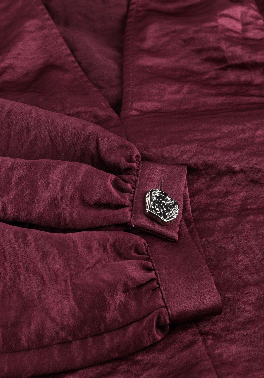 Bordeaux DANTE6 Mini jurk LEIGH PUSSY BOW DRESS - large