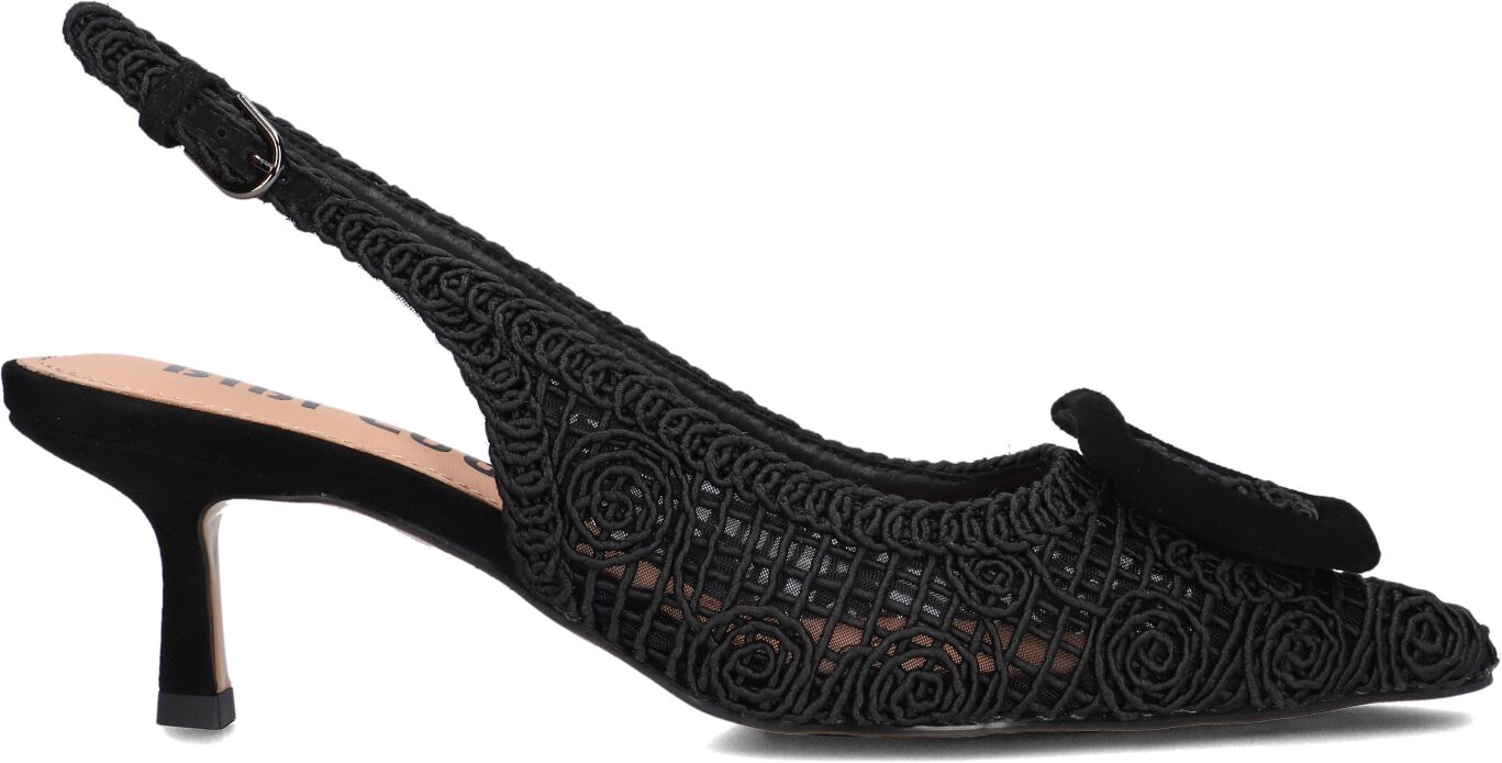 Bibi Lou Slingbacks Dames 652z61vk, Maat: 36, Materiaal: Textiel, Kleur: Zwart