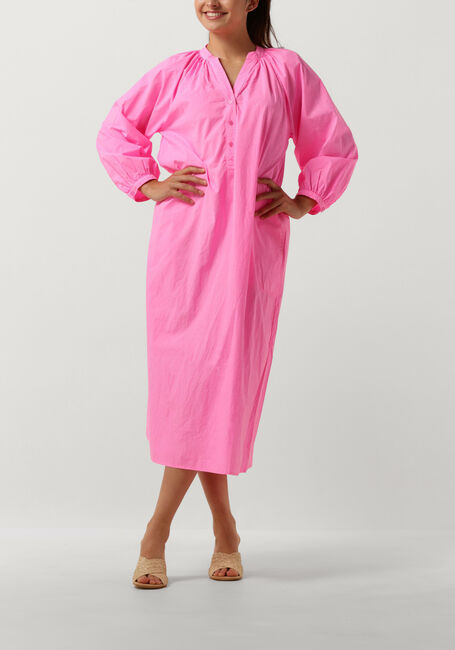 Roze AIMEE THE LABEL Midi jurk SCOTT - large
