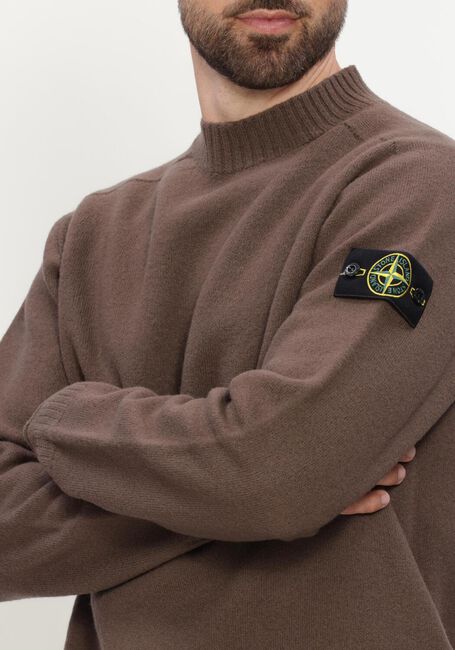Bruine STONE ISLAND Trui CREW NECK S0IN1 - large