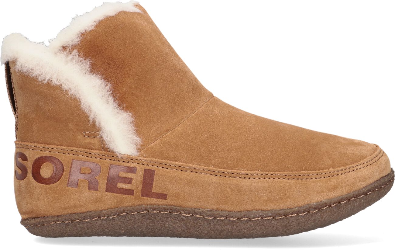 Sorel Pantoffels
Dames Nakiska Bootie, Maat: 43, Materiaal: Textiel, Kleur: Cognac