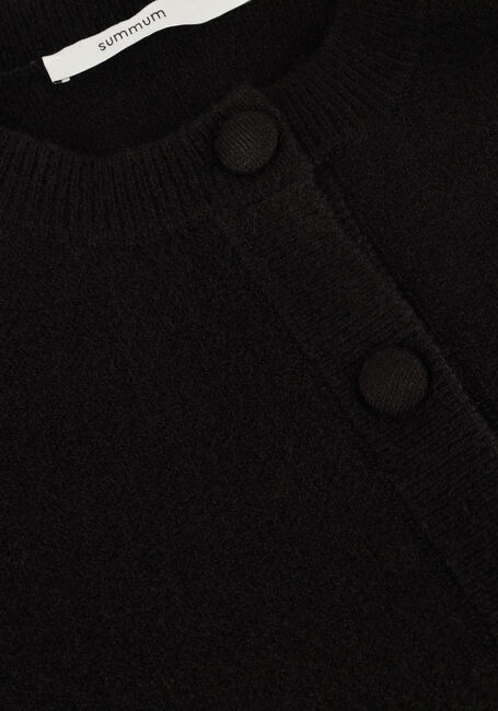 Zwarte SUMMUM Vest KNITTED CARDIGAN LEOPARD JACQUARD KNIT Zwarte SUMMUM Vest KNITTED CARDIGAN LEOPARD JACQUARD KNIT - large