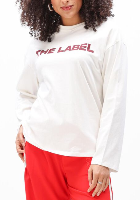 Witte ALIX THE LABEL Tops & T-shirts LADIES KNITTED THE LABEL LONGSLEEVE TOP - large