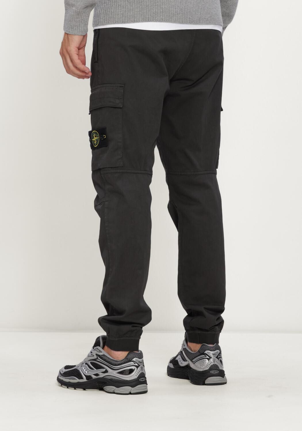 Antraciet STONE ISLAND Cargobroeken TROUSERS S0014 - large