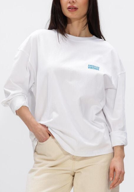 Witte AMERICAN VINTAGE T-shirt GIXY - large