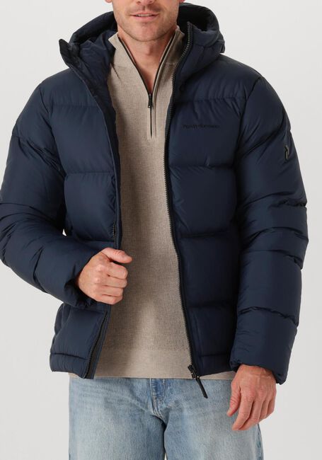 Donkerblauwe PEAK PERFORMANCE Gewatteerde jas M RIVEL DOWN JACKET - large