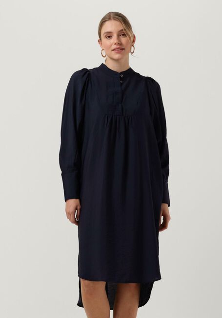 Donkerblauwe CO'COUTURE Midi jurk CALLUM VOLUME DRESS - large
