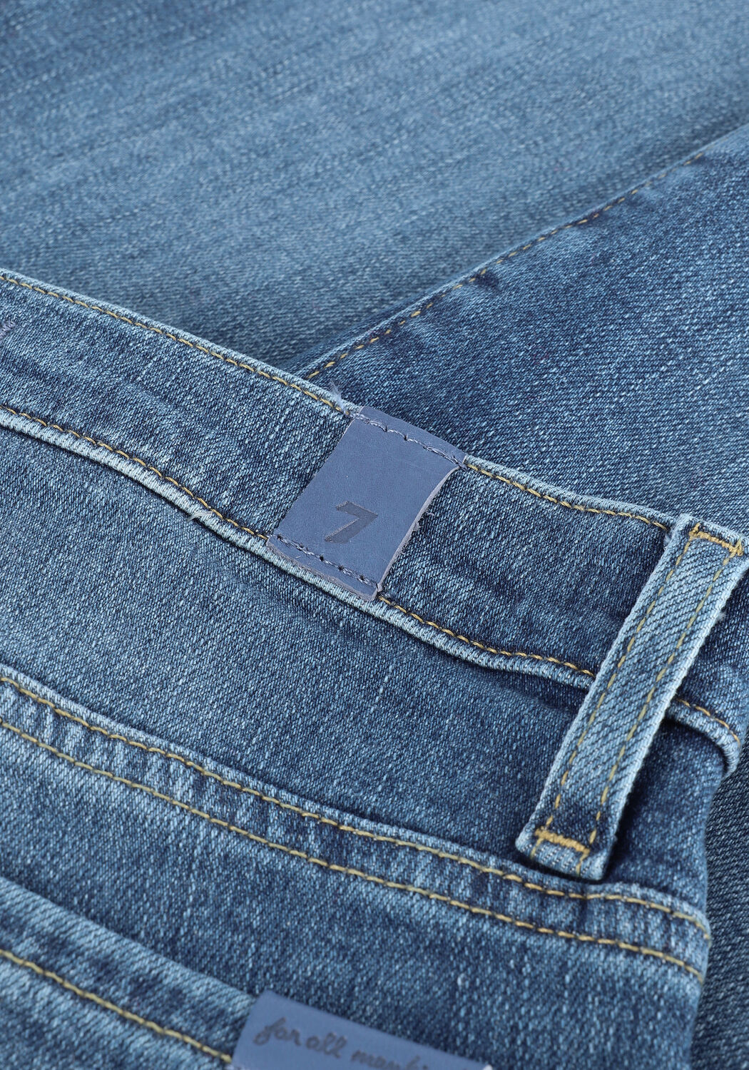 Blauwe 7 FOR ALL MANKIND Skinny jeans HW SKINNY CROP - large