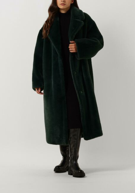 Groene STAND STUDIO Faux fur jas MARIA COAT SOFT - large