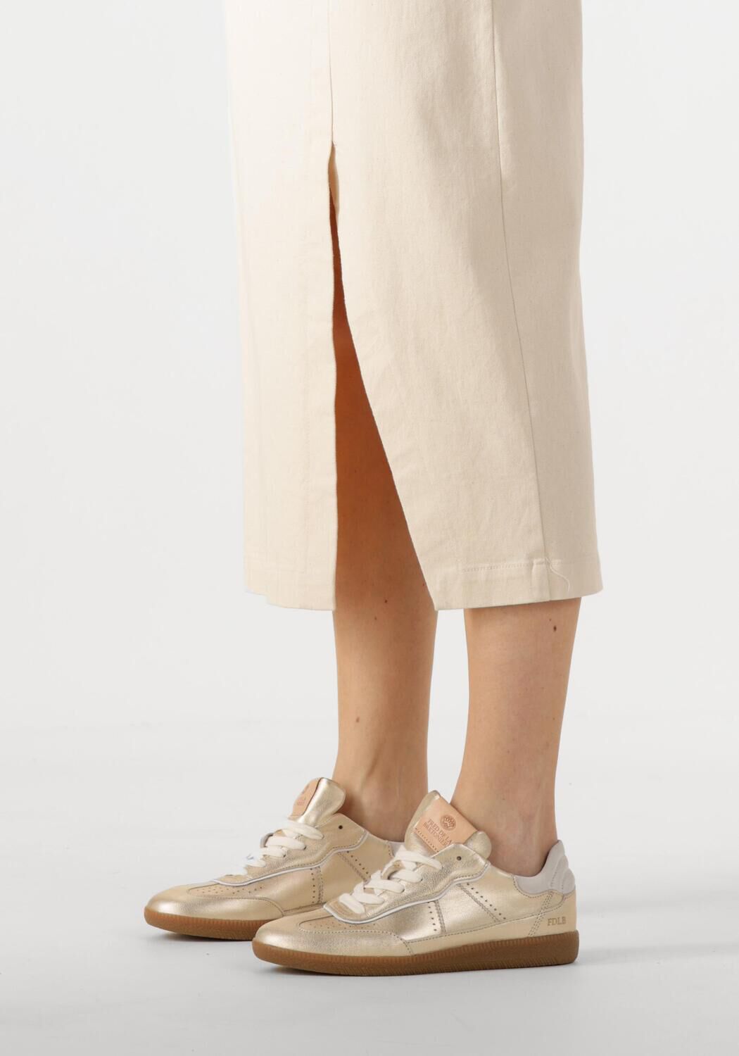 gouden fred de la bretoniere lage sneakers pearl reza