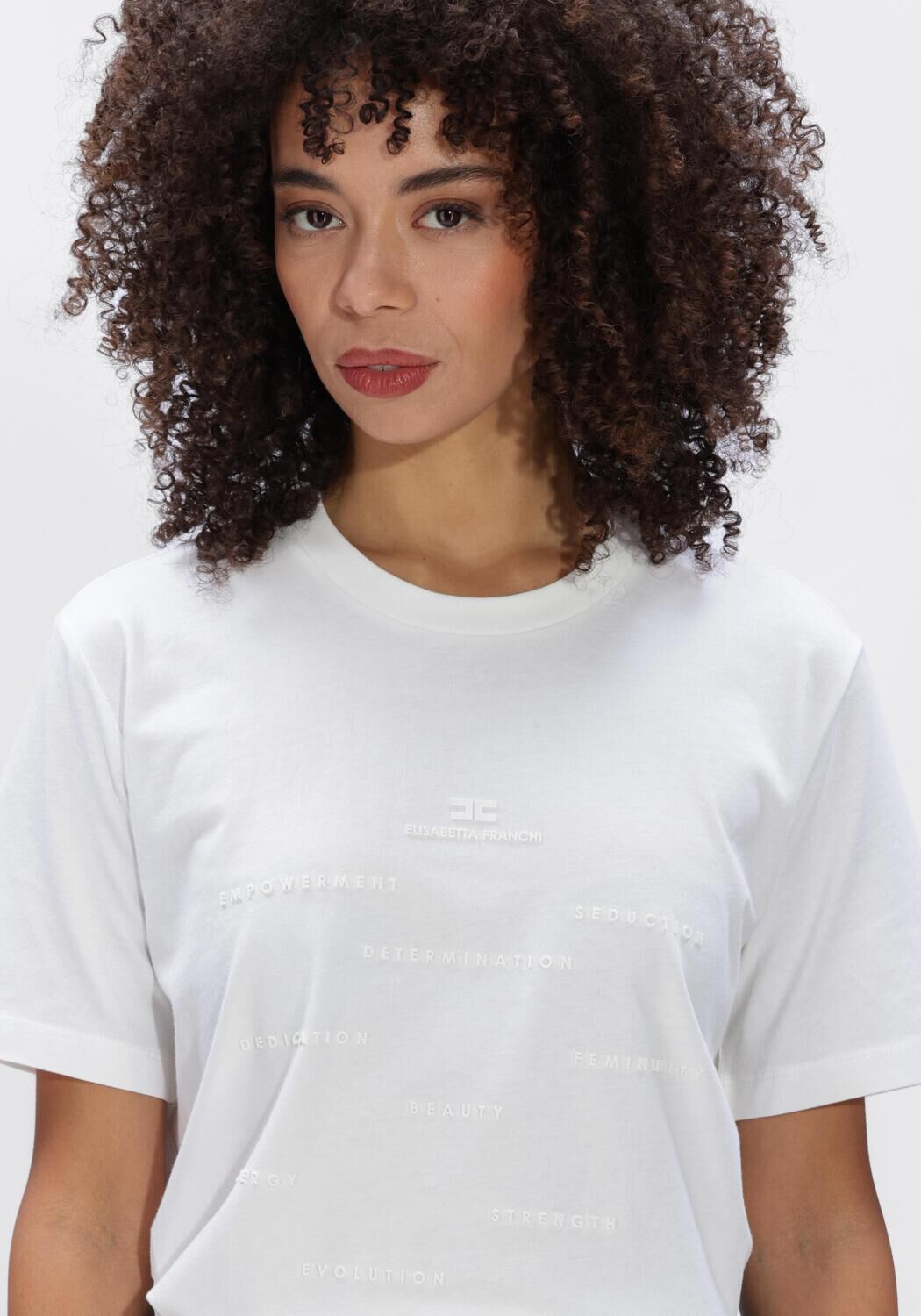Witte ELISABETTA FRANCHI T-shirt MA74D61E2 - large