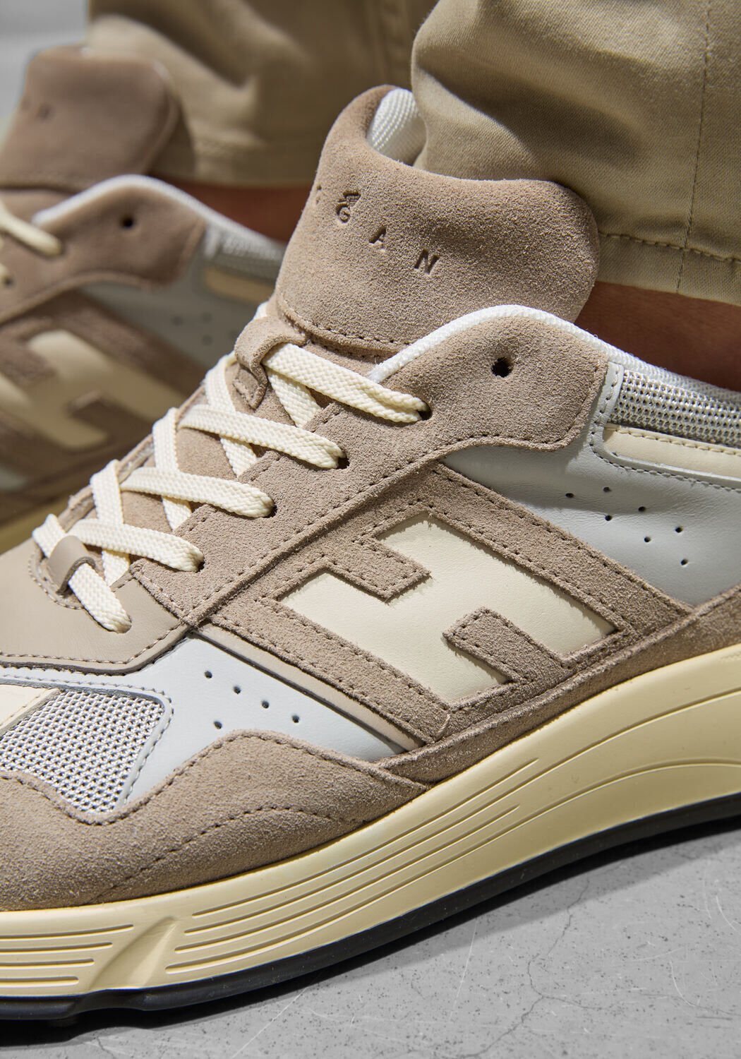 Witte HOGAN Lage sneakers HYPERLIGHT ALLACCIATO - large