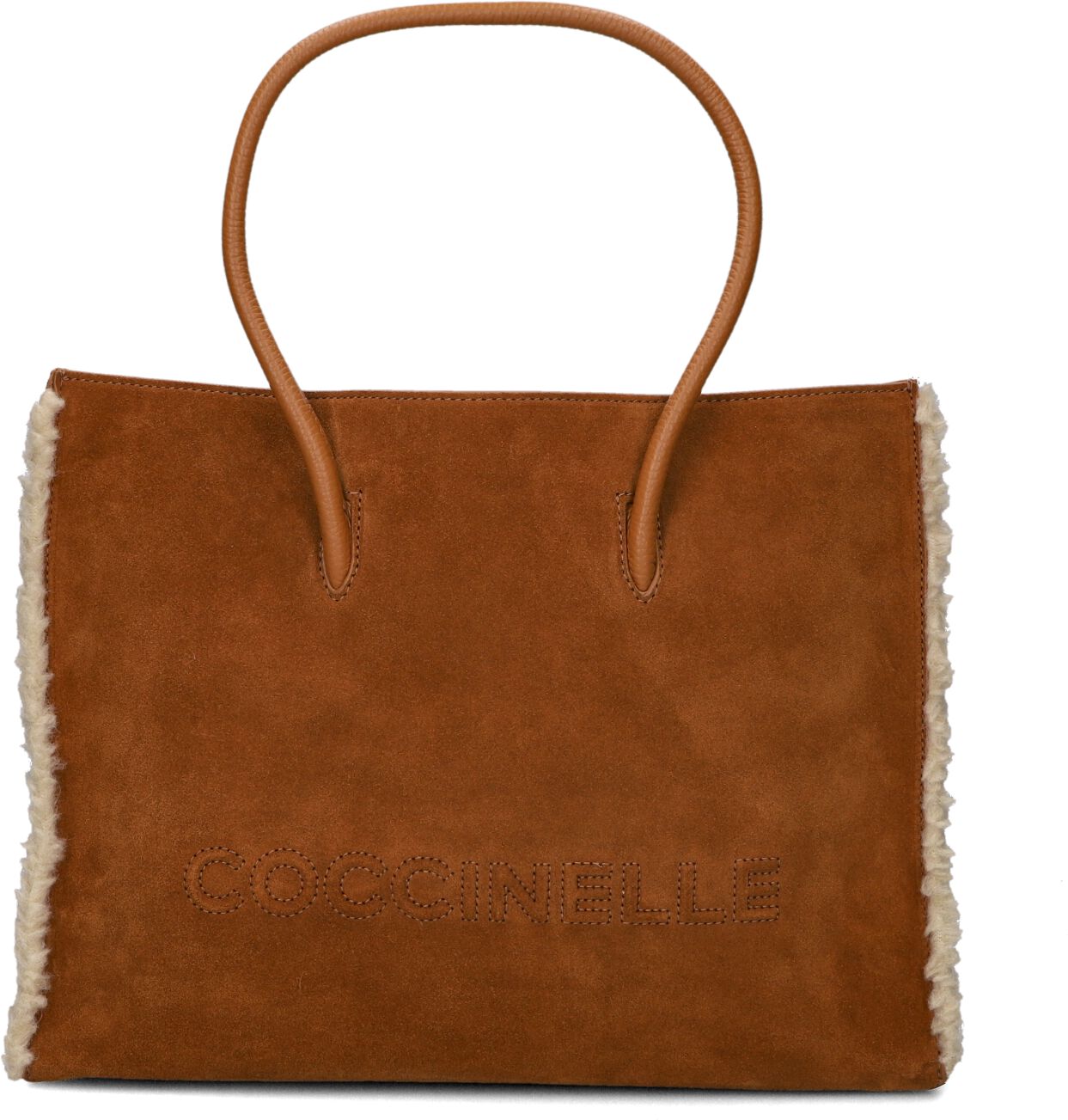 Coccinelle Handtas
Dames Myrtha Eco Shea, Materiaal: Leer, Kleur: Cognac