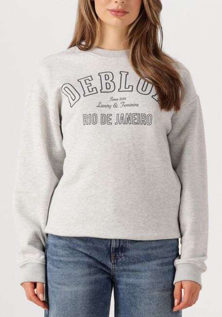 Lichtgrijze DEBLON SPORTS Sweater CECILE - large
