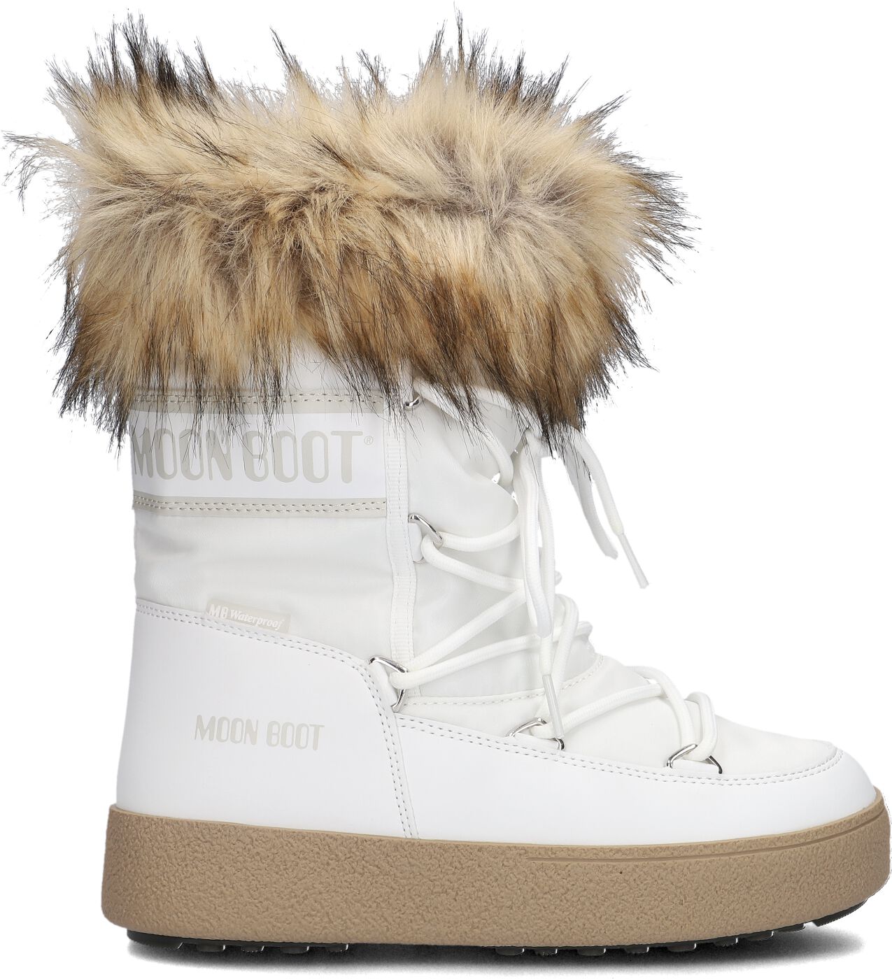 Moon Boot Snowboots Dames Mb Ltrack Monaco Low, Maat: 39, Materiaal: Textiel, Kleur: Wit