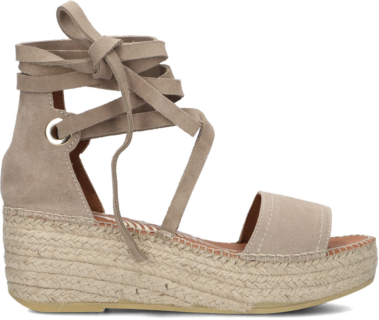 Viguera Sandalen met Hak Dames 2397, Maat: 36, Materiaal: Suède, Kleur: Taupe afbeelding