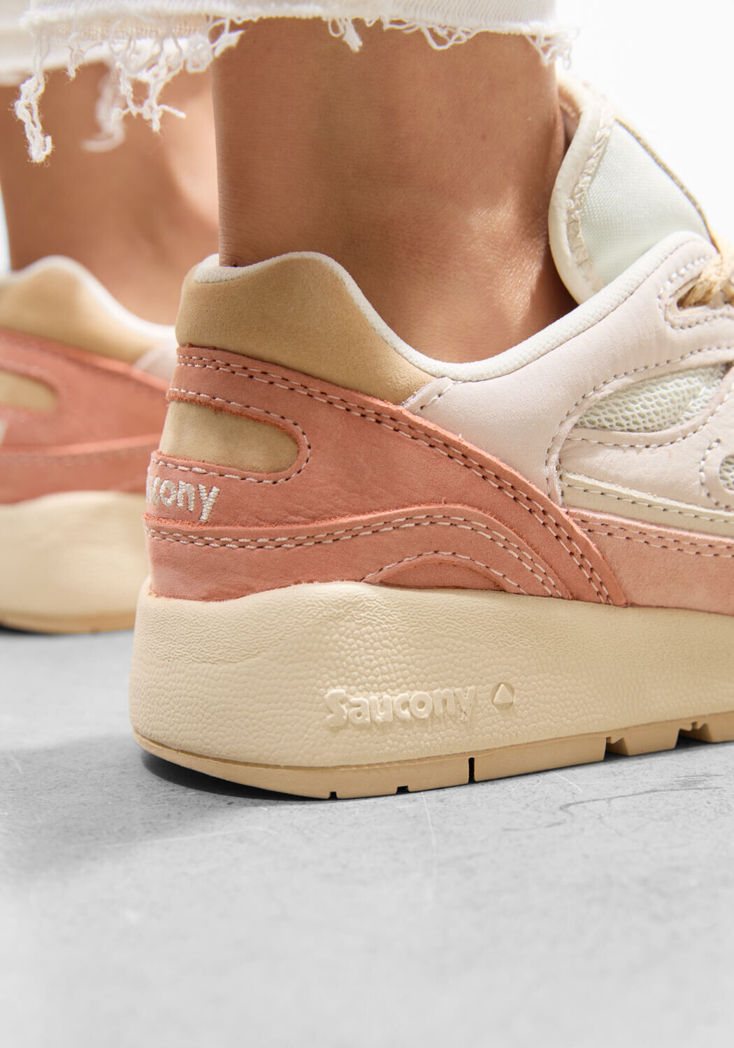 Roze SAUCONY Lage sneakers SHADOW 6000 - large