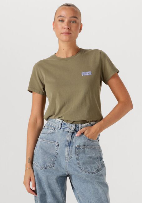 Olijf AMERICAN VINTAGE T-shirt YKOBOW - large