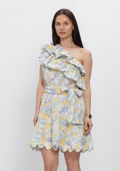 Blauwe AMAYA AMSTERDAM Midi jurk CLOVER - large