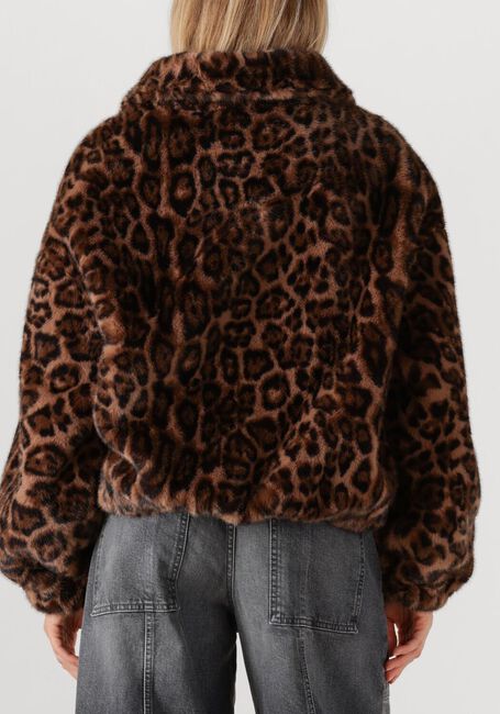 Bruine ALTER EGO Faux fur jas ALLY - large