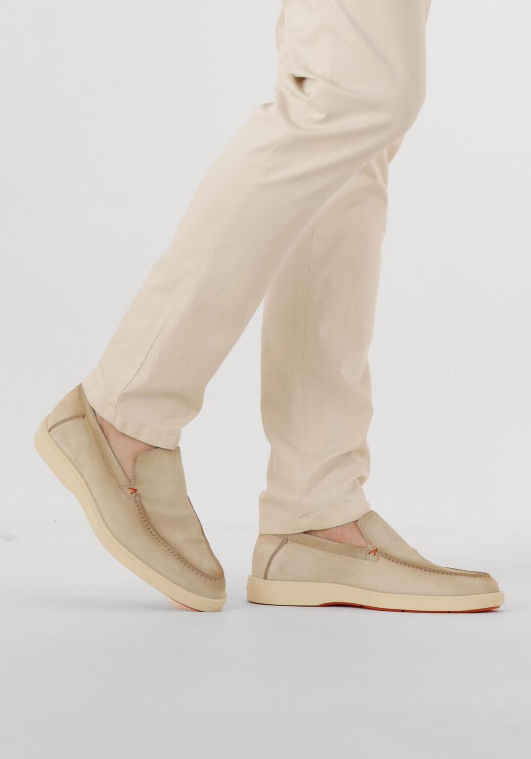 Beige SANTONI Instappers BOTANIST - large