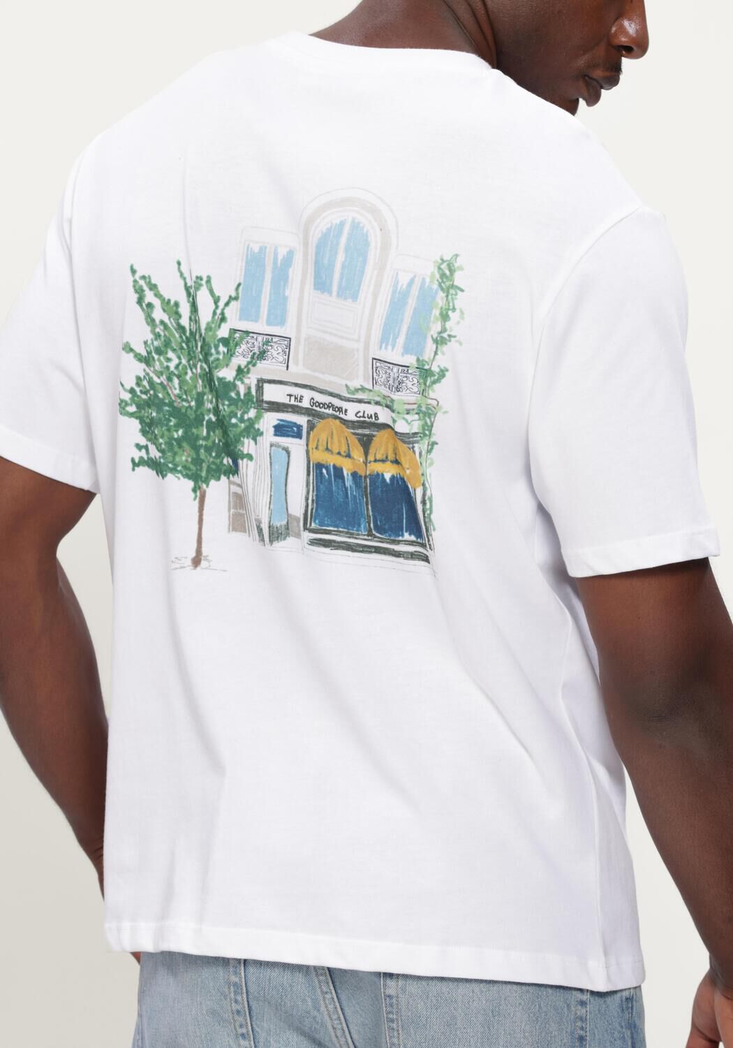 Witte THE GOODPEOPLE T-shirt TPHOTO - large