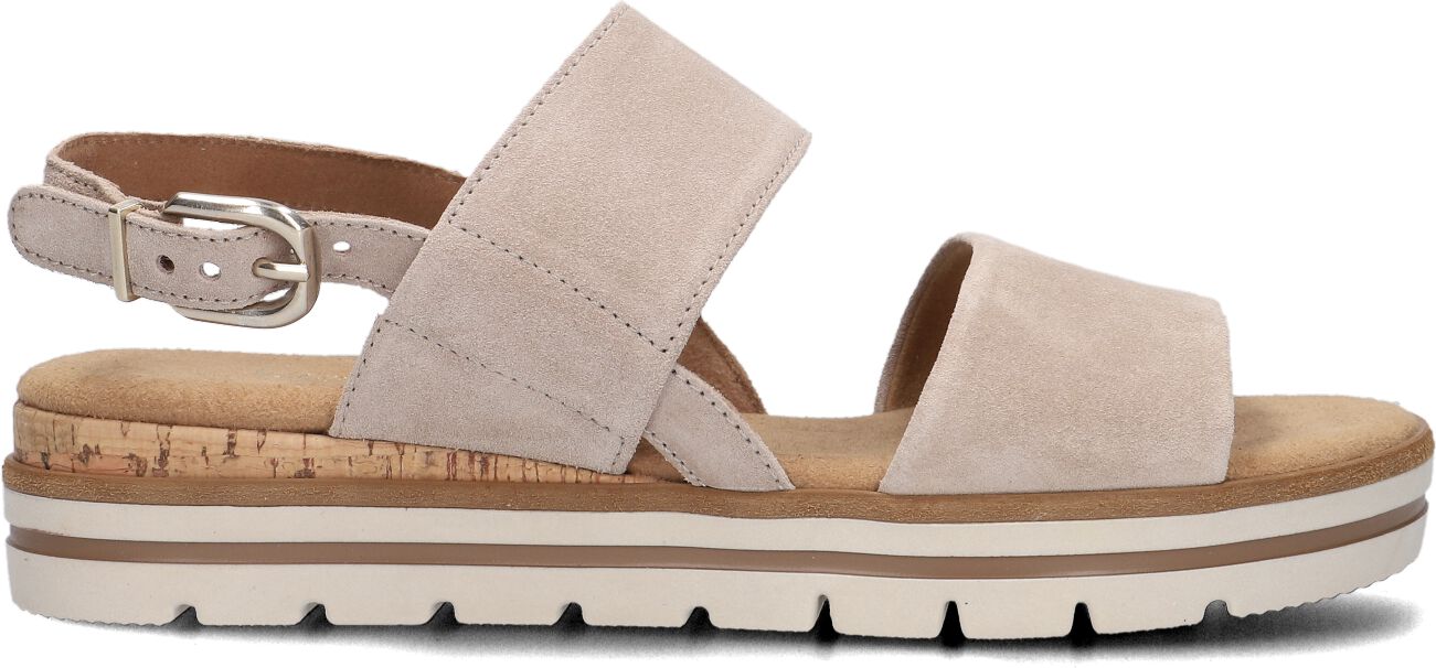 Gabor Sandalen
Dames 774.1, Maat: 37,5, Materiaal: Suède, Kleur: Beige