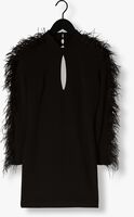 Zwarte ACCESS Mini jurk LONG SLEEVE MINI DRESS WITH FEAT - medium