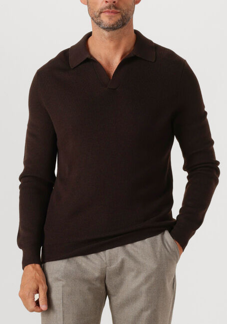 Bruine GRAN SASSO Trui TENNIS L SLV SKIPPER - large