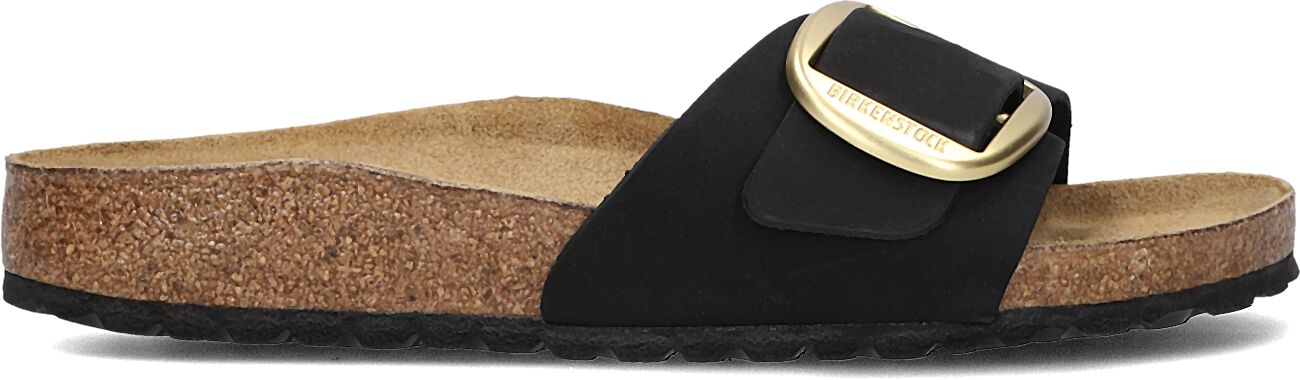 Birkenstock Slippers
Dames Madrid Big Buckle, Maat: 38, Materiaal: Nubuck, Kleur: Zwart