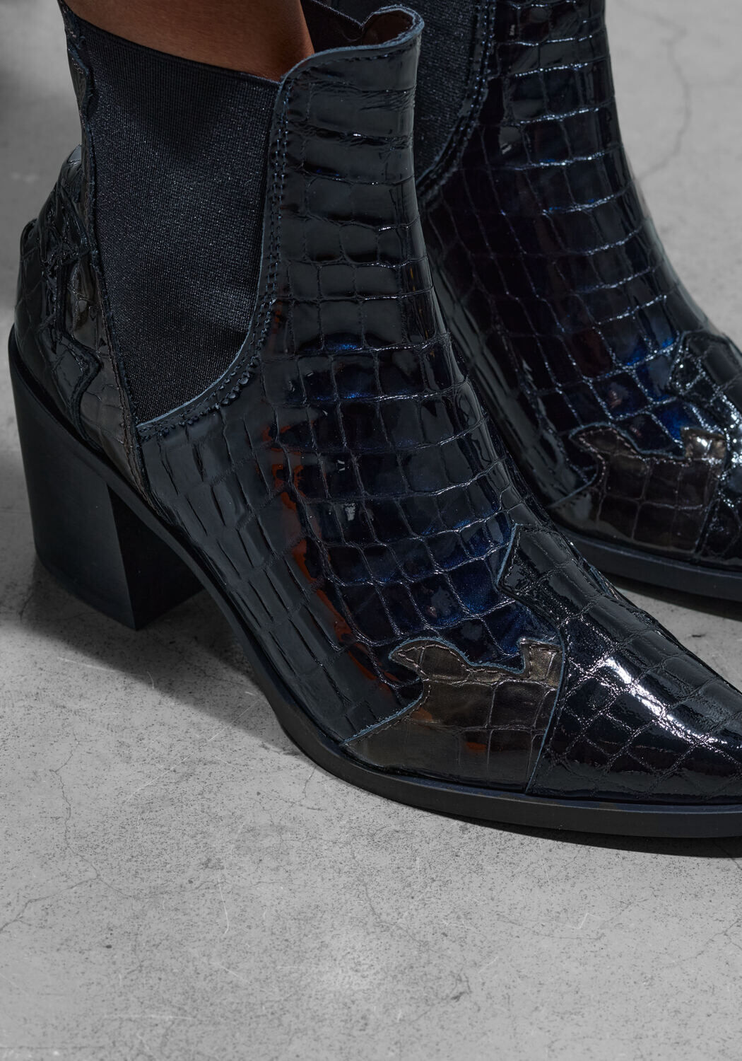 Blauwe STEFANO LAURAN Enkellaarsjes S3297 - large