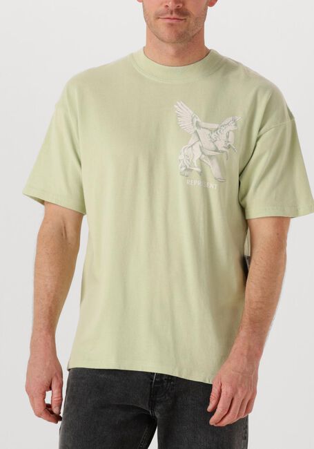Lime REPRESENT T-shirt ELEGANCE IN MOTION T SHIRT - large