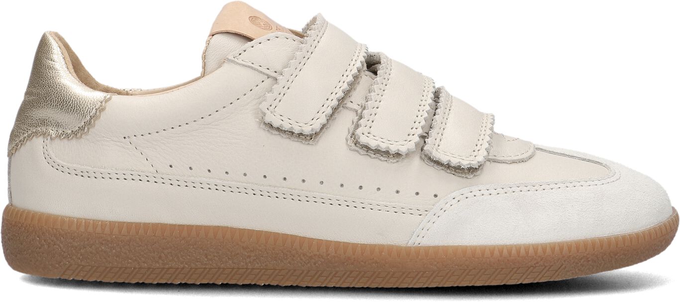 Fred de la Bretoniere Lage Sneakers Dames Pearl Valencia Leather, Maat: 38, Materiaal: Leer, Kleur: Beige