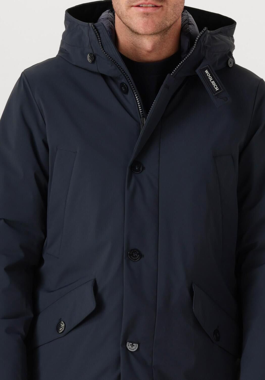 Donkerblauwe WOOLRICH Parka's STRETCH ARCTIC PARKA - large