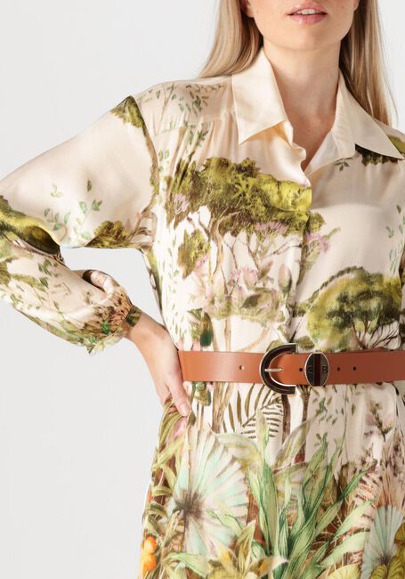 Groene CAROLINE BISS Midi jurk 1161 - large