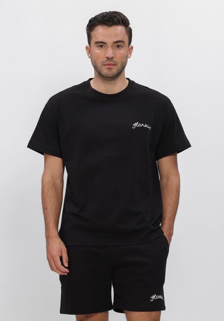 Zwarte FLANEUR T-shirt SIGNATURE T-SHIRT - large
