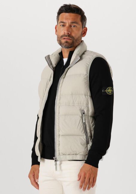 Beige STONE ISLAND Bodywarmer VEST - large