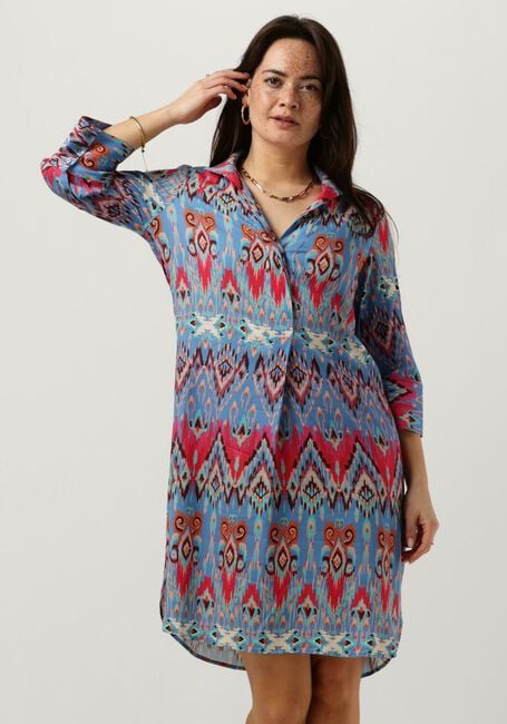 Blauwe DEA KUDIBAL Mini jurk KAMILLE - large