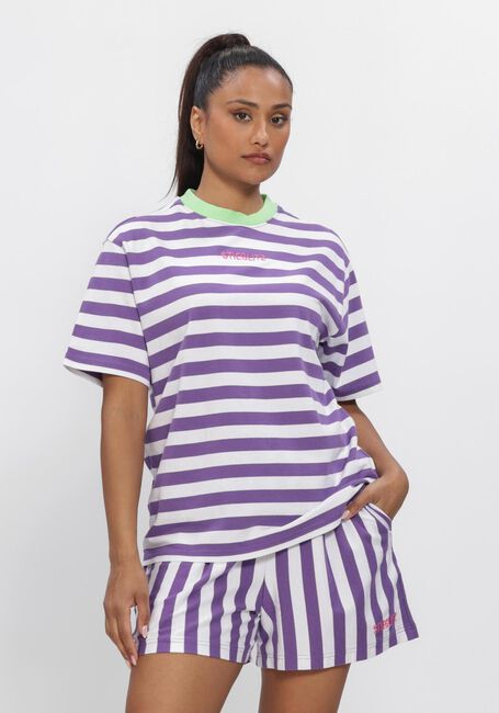 Paarse STIEGLITZ T-shirt JOANA REGULAR T SHIRT - large