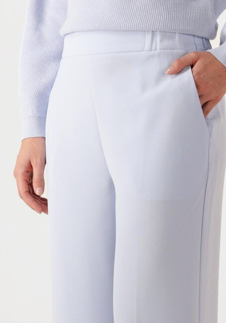 Lichtblauwe DANTE6 Wijde broek FABRI ELASTICATED WIDE LEG PANTS - large