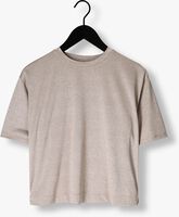 Beige SUMMUM T-shirt BOXY TOP SOFT LUREX JERSEY Beige SUMMUM T-shirt BOXY TOP SOFT LUREX JERSEY - medium
