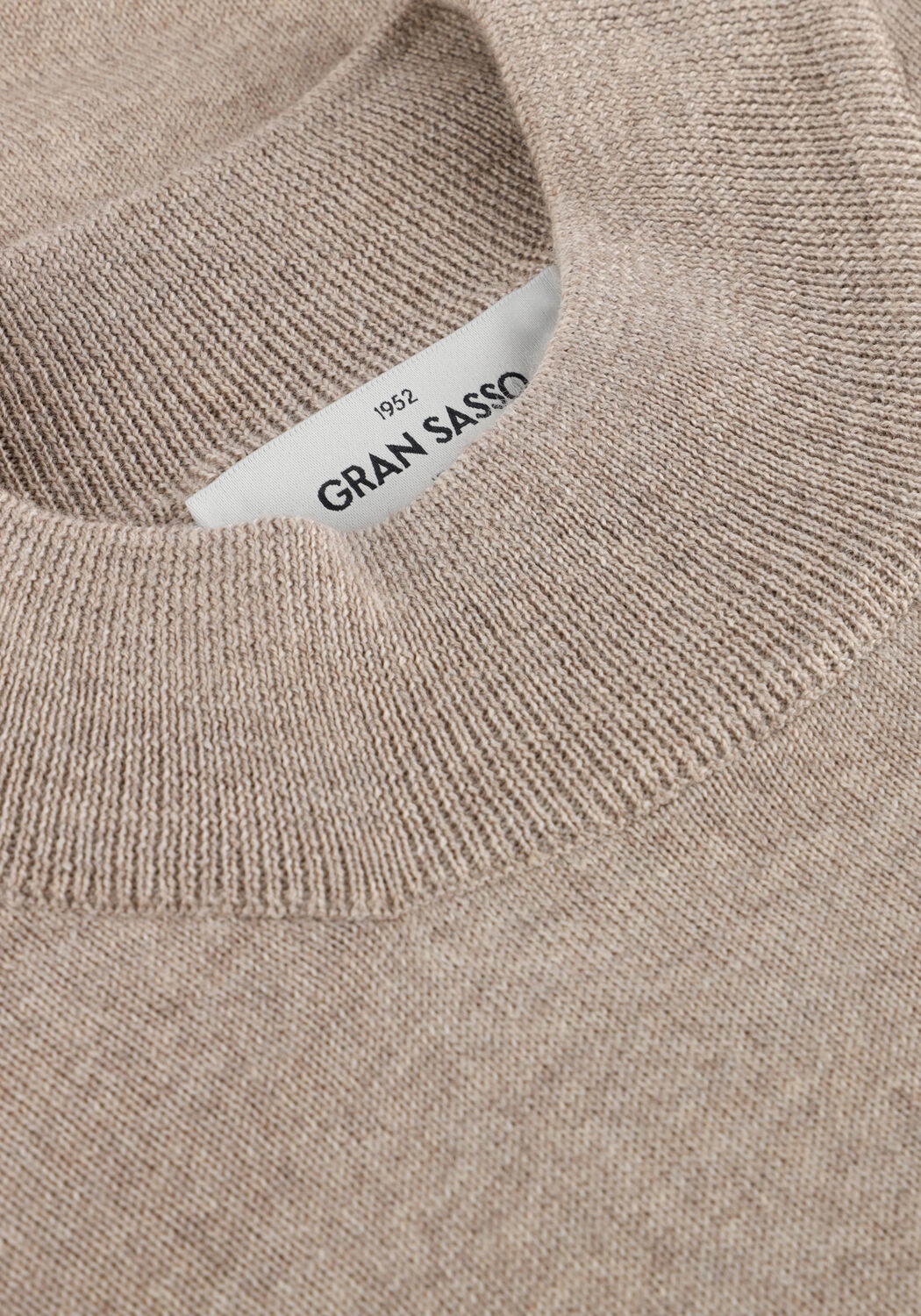 Beige GRAN SASSO Trui MOCK L SLV - large