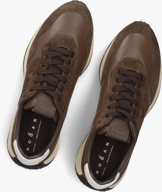Bruine HOGAN Lage sneakers H601 ALLACCIATO H PATCH Bruine HOGAN Lage sneakers H601 ALLACCIATO H PATCH - large