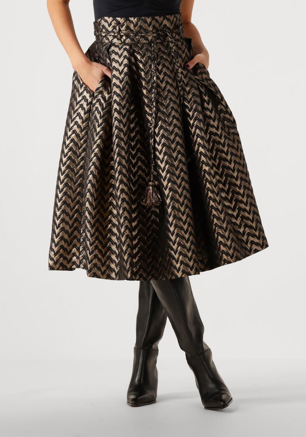 Dea Kudibal Midirok Dames Albi, Maat: L, Kleur: Goud