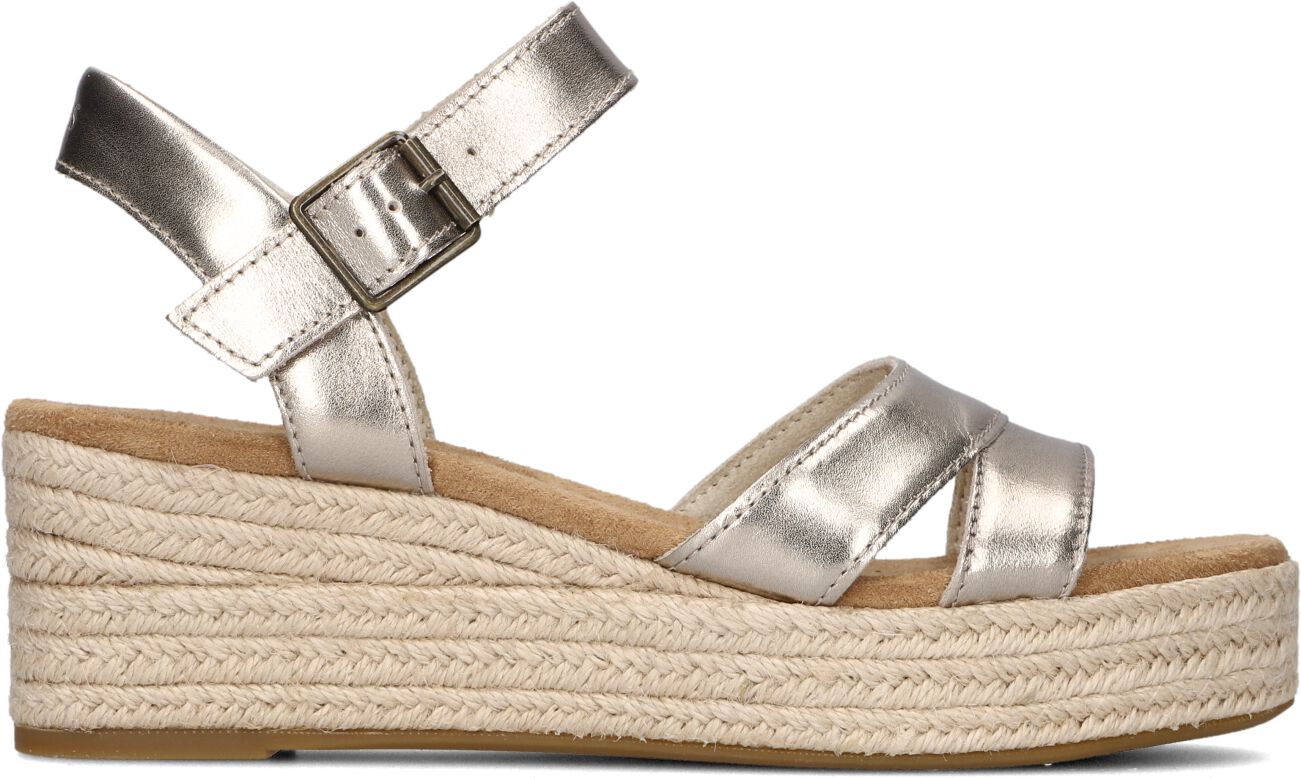 Toms Sandalen
Dames Audrey Met, Maat: 37, Materiaal: Leer, Kleur: Goud