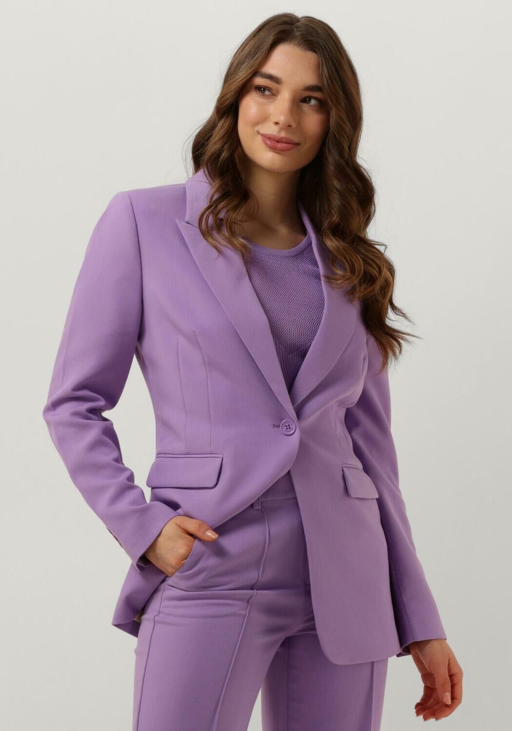 AAIKO Blazer Dames Amilla R Pes 345, Maat: XXL, Kleur: Lila